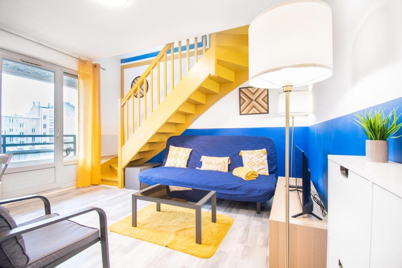 Charmant T2 Sur Ile De Nantes Avec Parking Et Balcon Eksteriør bilde